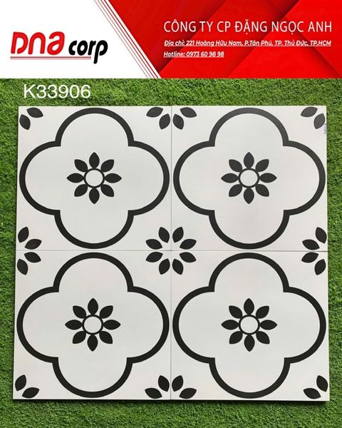 30x30 K33906 Đá Lát phòng tắm, ngoài trời 195k/Thùng 11V