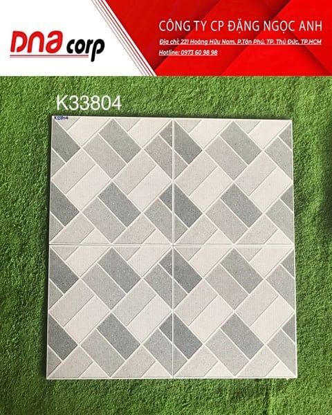 30x30 K33804 Đá Lát phòng tắm, ngoài trời 195k/Thùng 11V