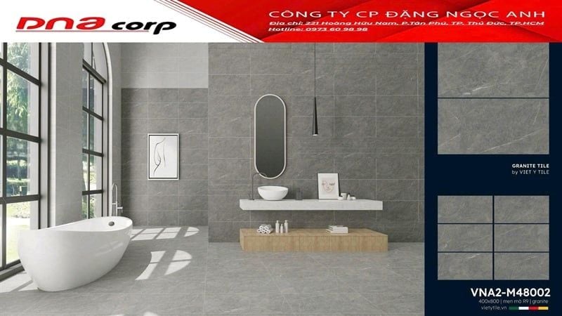 gạch men mờ 40x80 ốp tườngvna2m48002 thùng/ 4v/ 1.28m