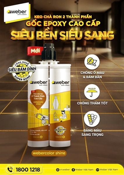 KEO CHÀ RON 2 TP CAO CẤP WERCOLOR 225 XÁM-360ML