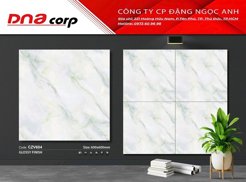 60×60 CVZ604 Gạch Đá Thùng 4v/1.44m