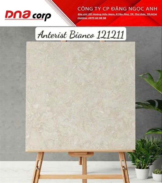 120x120 121211 Gạch Ấn Độ Anterist Bianco