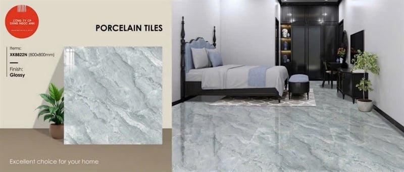 80X80 XK8822N Gạch Bóng Kiếng th/3v/1.92m