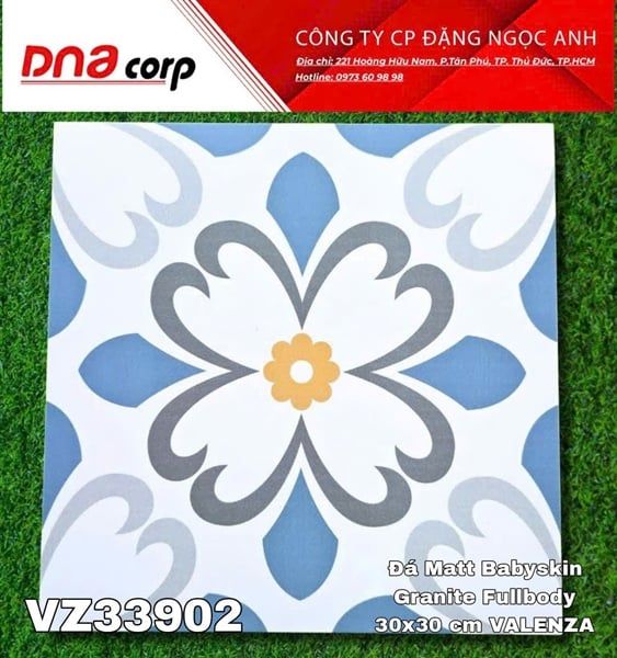 30x30 VZ33902 Đá Matt Babyskin Granite Fullbody VALENZA