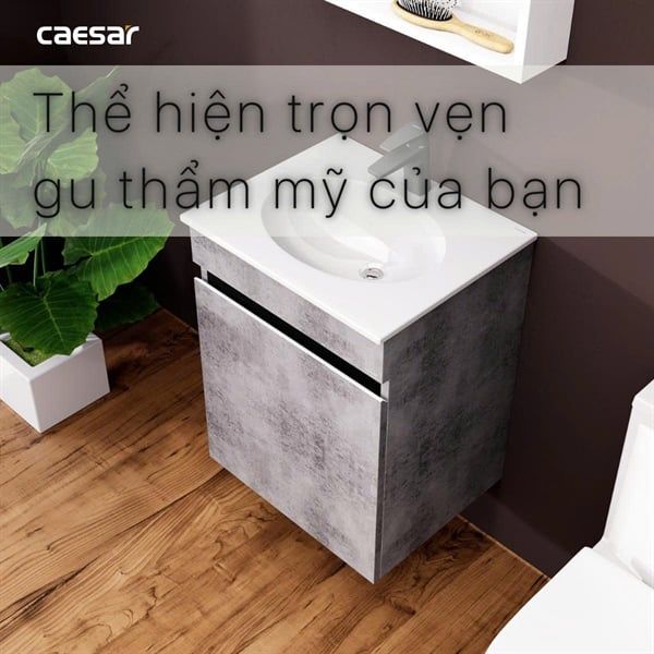 Tủ treo: EH05022ASV Kích thước: 410 x 490 x 640mmavabo: L5022 Kích thước: 420 x 500 x 175mm