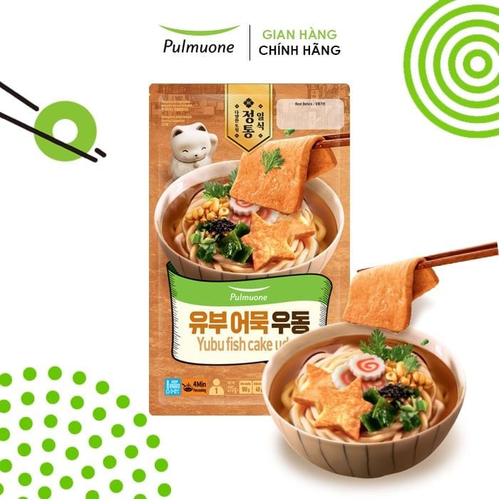 Mỳ Udon đậu hũ chả cá Pumuone 275g