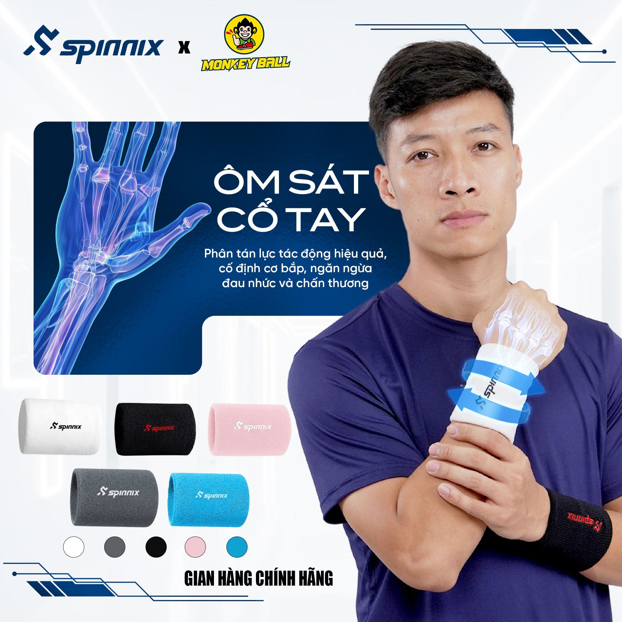 Băng chặn thể thao Spinnix Grip