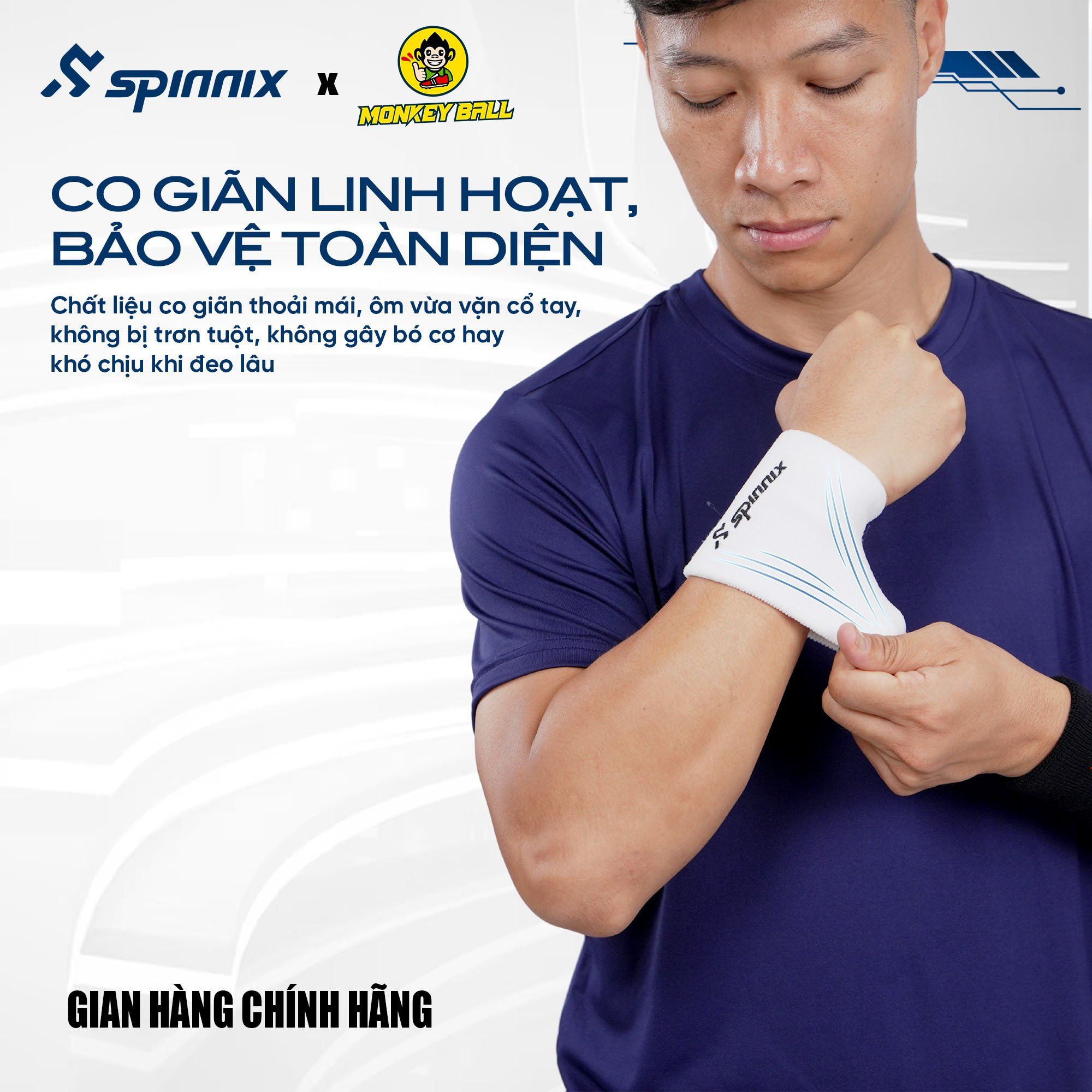 Băng chặn thể thao Spinnix Grip