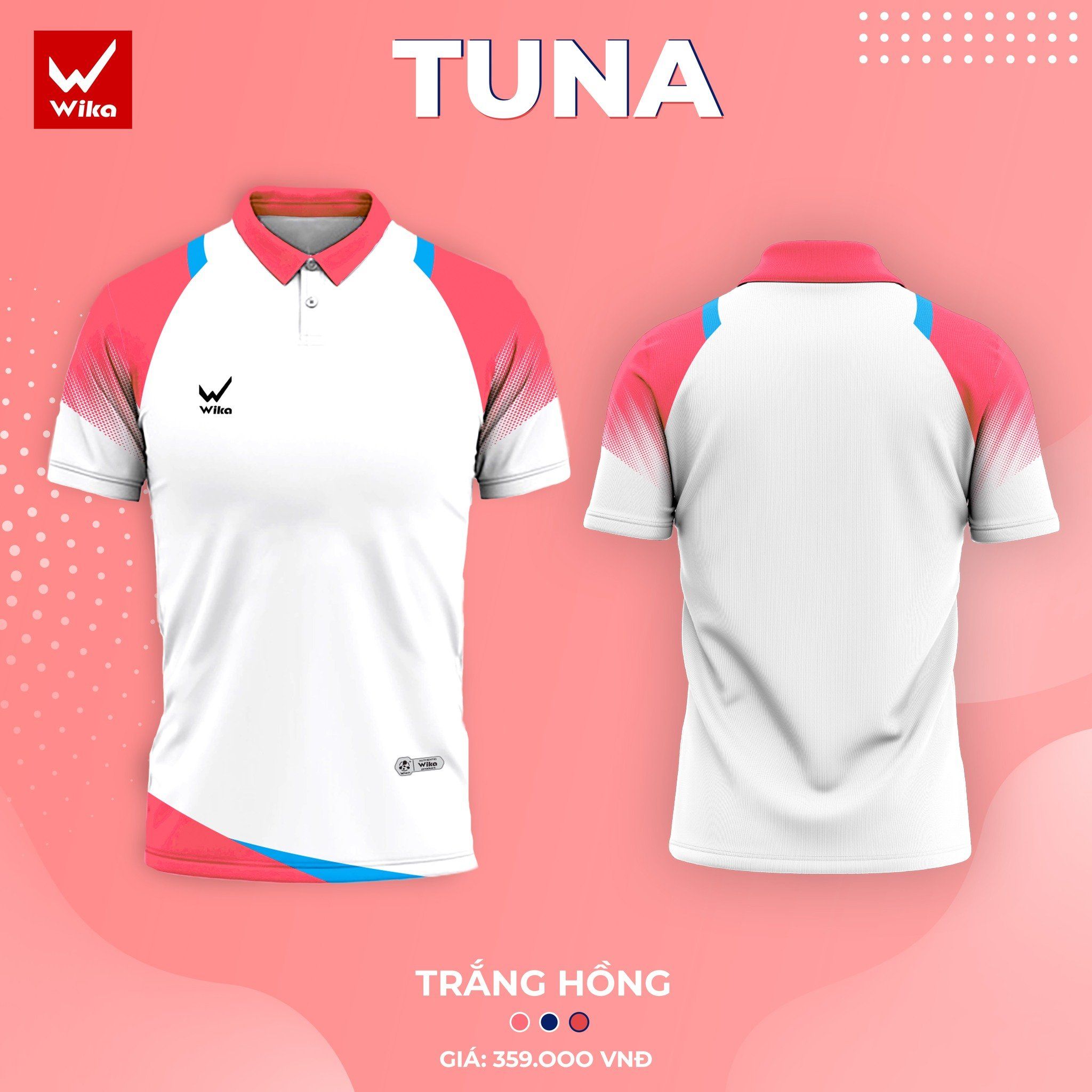 Áo Pickleball Polo Wika Tuna