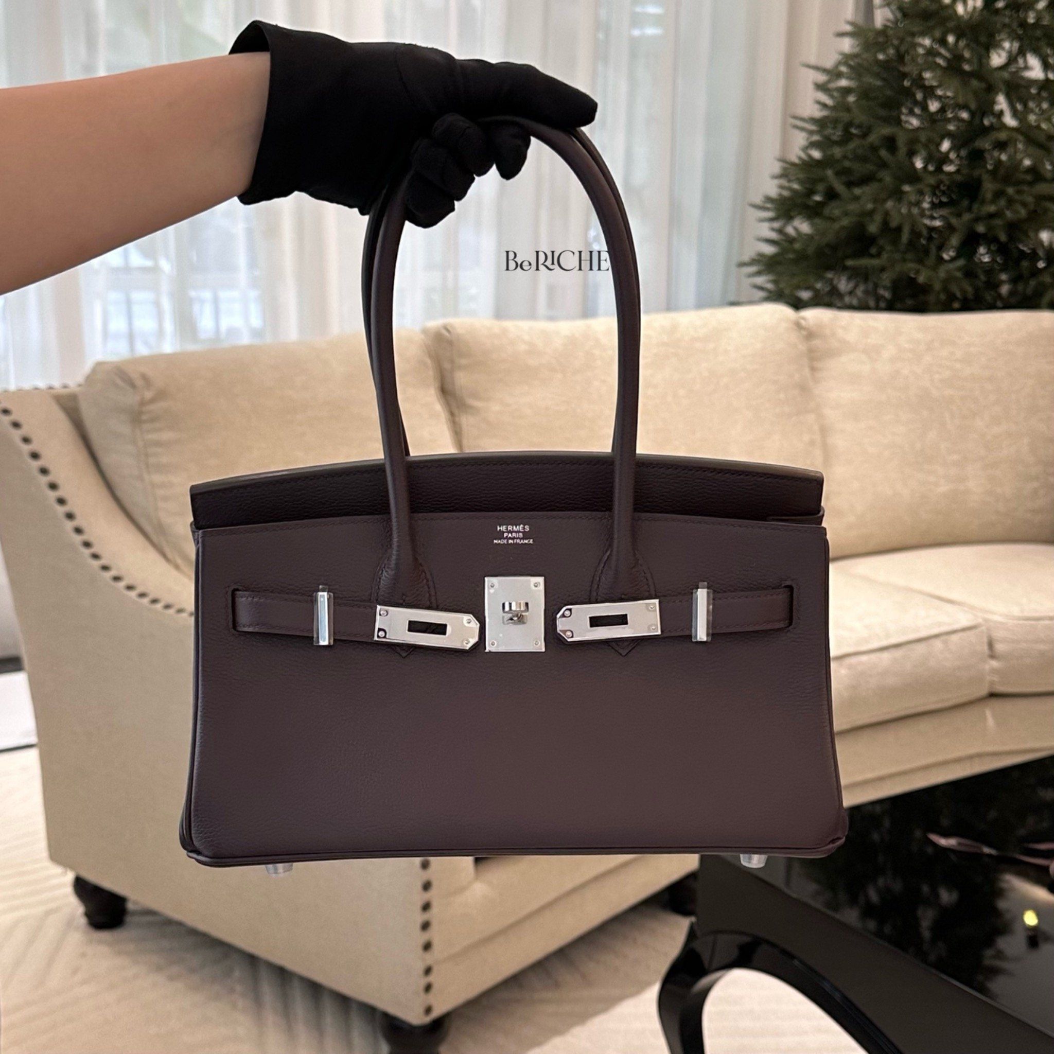 Birkin Shoulder B29 Light Moka Evercolor Leather PHW
