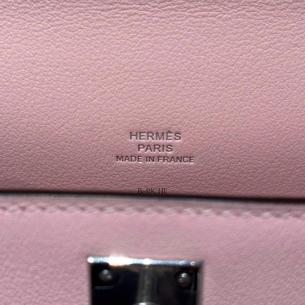 Kelly Pochette KP22 Swift Leather Rose Sakura PHW