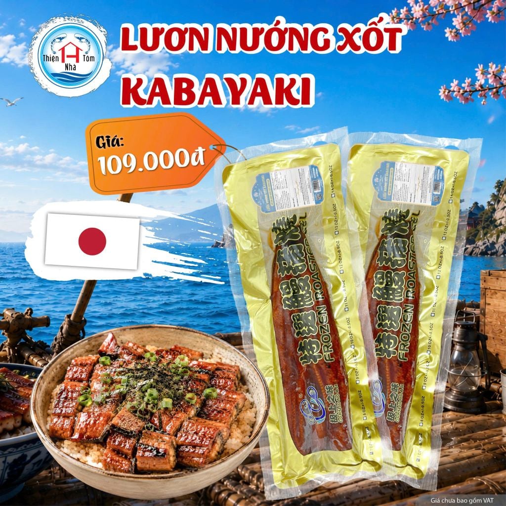 Lươn Nướng Xốt Kabayaki - Túi 200 gr/con