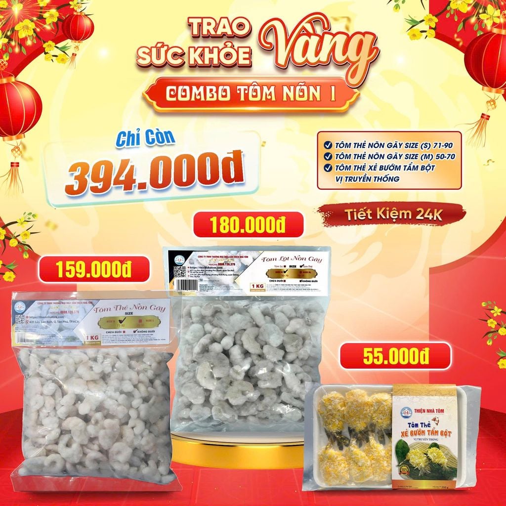 Combo Tôm Nõn