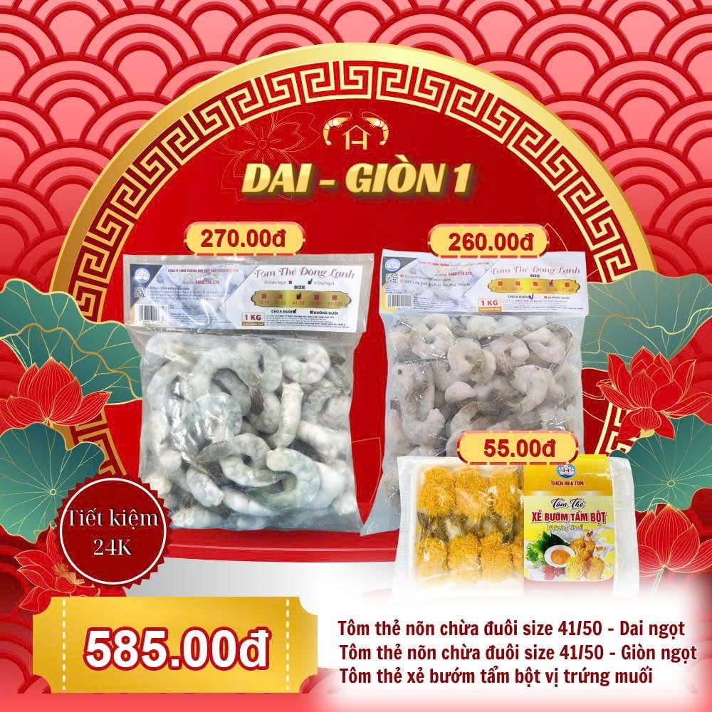 Combo Trải Nghiệm Tôm Nõn Dai - Giòn