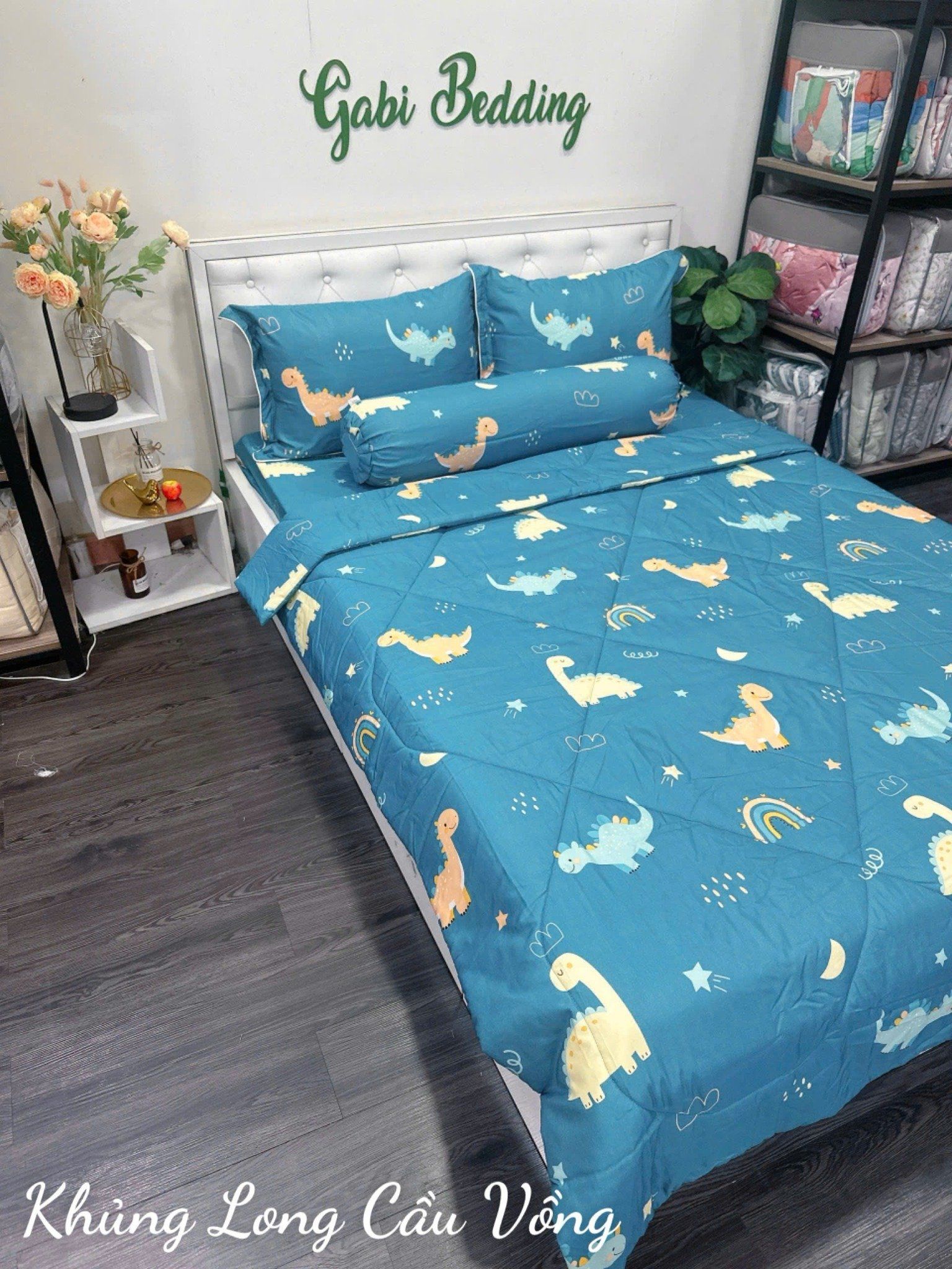 Tencel Khủng Long Cầu Vòng