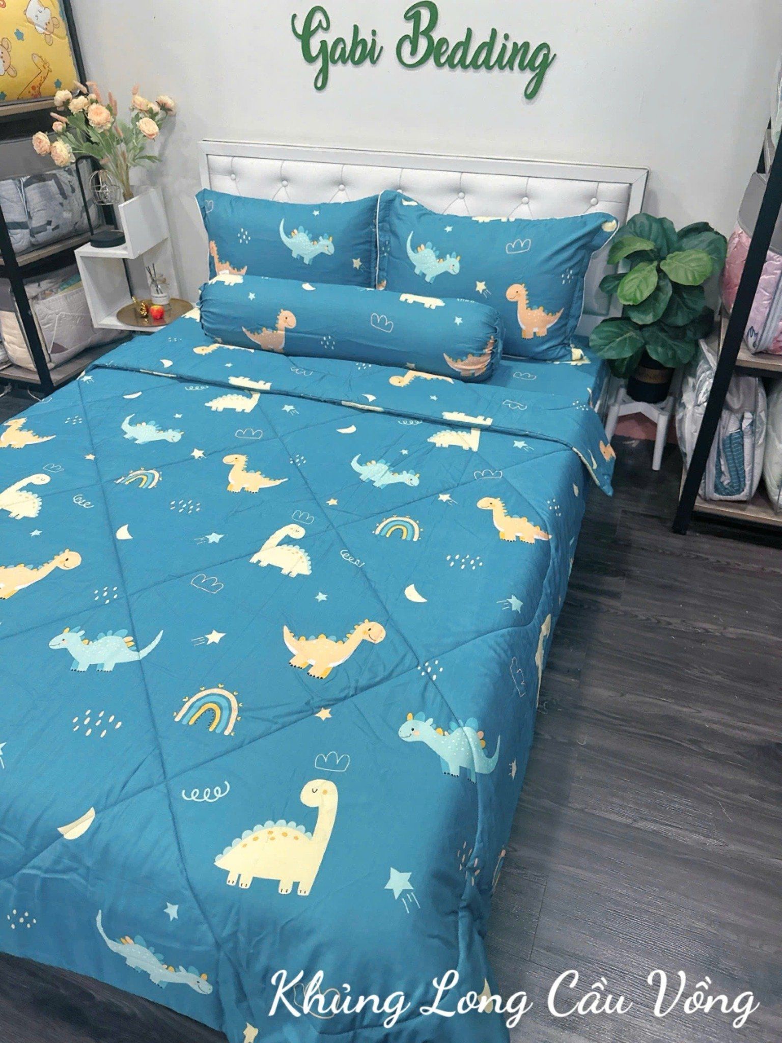 Tencel Khủng Long Cầu Vòng