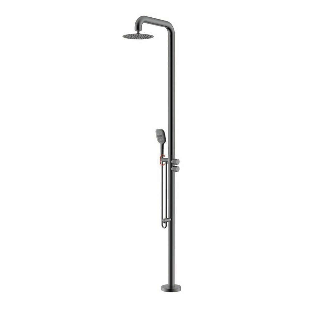 Sen cây ngoài trời có sen cầm tay và vòi rửa chân bằng stainless steel - 23001-2