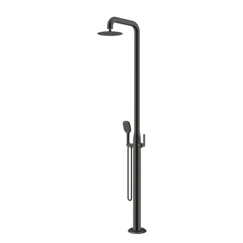 Sen cây ngoài trời có sen cầm tay và vòi rửa chân bằng stainless steel - 23003-2