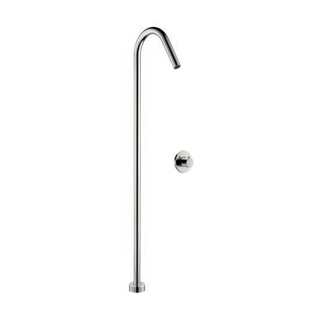 Vòi chậu lavabo chân dài gắn sàn cao 1200mm bằng đồng