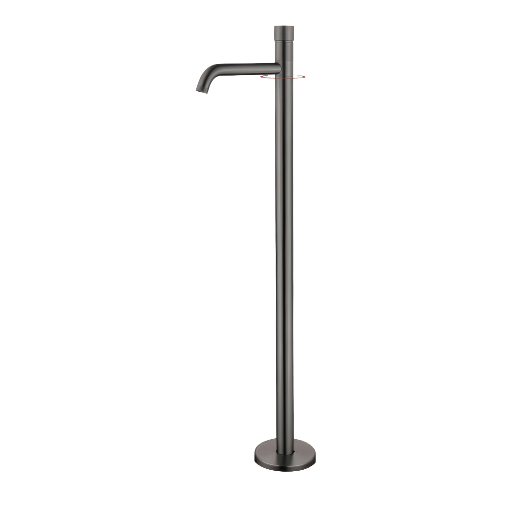 Vòi chậu lavabo chân dài gắn sàn cao 1150mm bằng đồng Cari - 610212QH