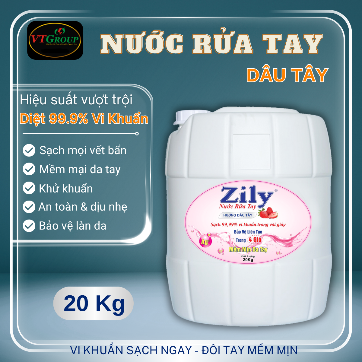 Nước Rửa Tay Zily 20 kg