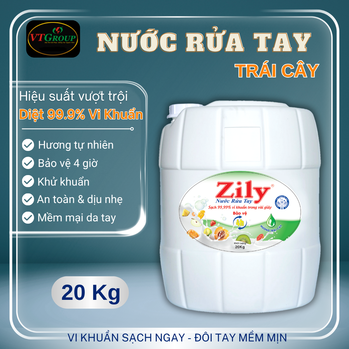 Nước Rửa Tay Zily 20 kg