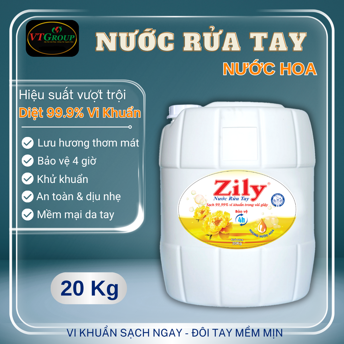 Nước Rửa Tay Zily 20 kg