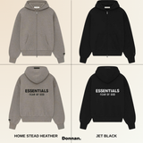 Áo Hoodie Zip-up Essentials Fear Of God SS25