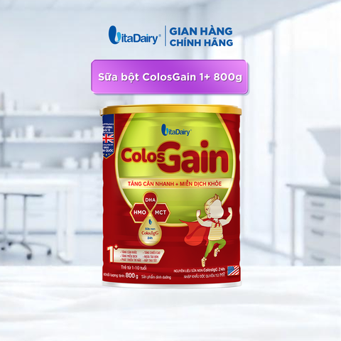 Sữa bột Colos Gain 1+ 800g