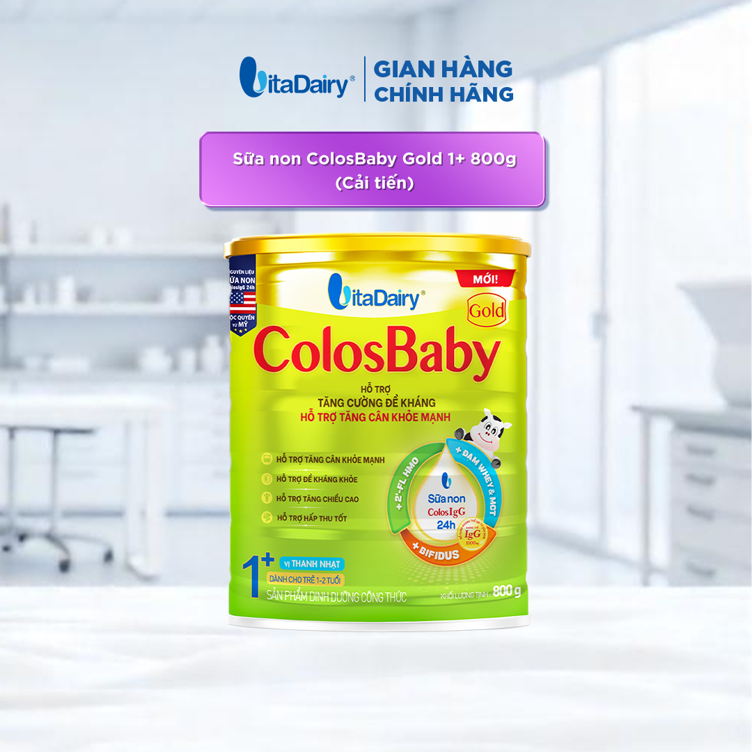 Sữa bột ColosBaby Gold 1+ 800g (Cải tiến)