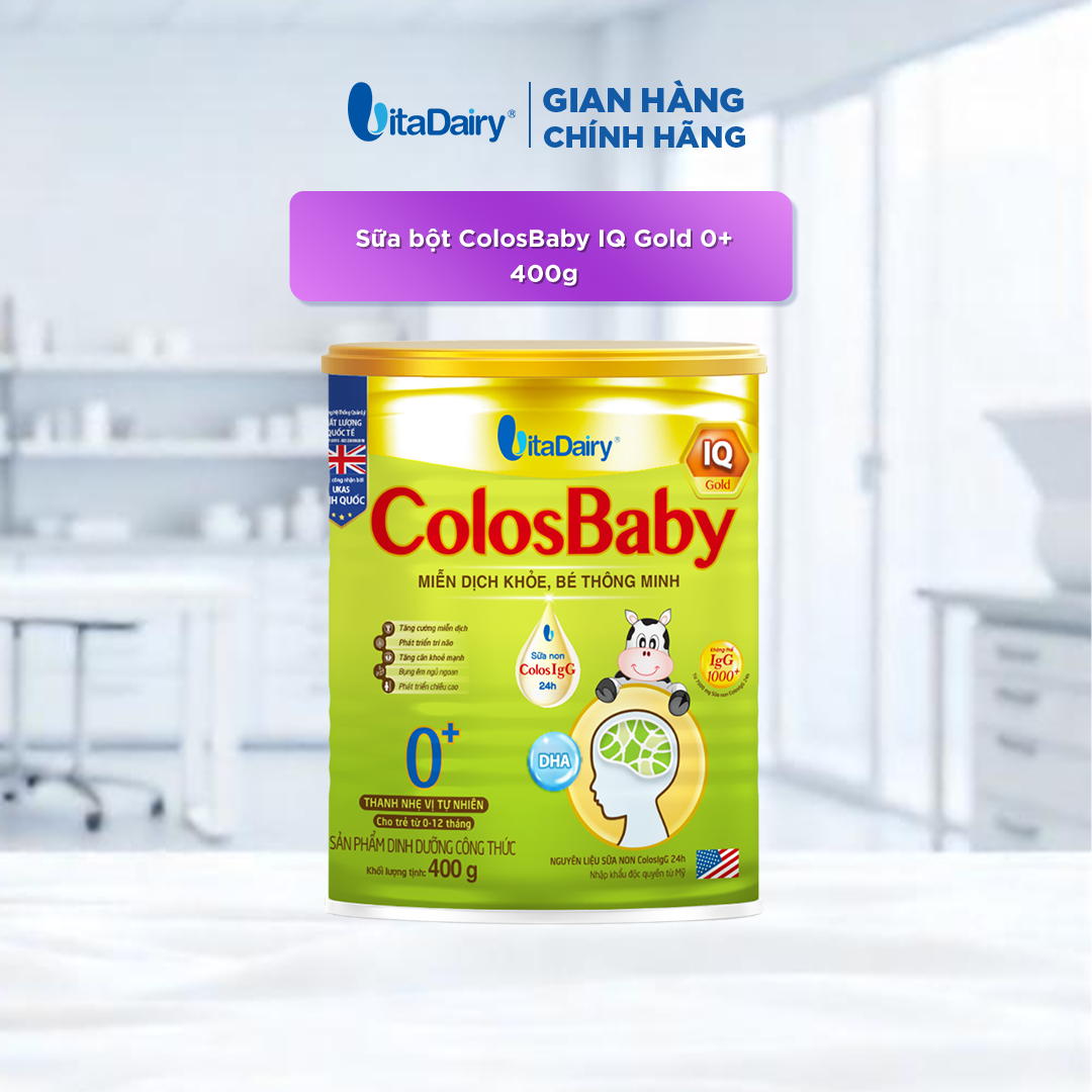 Sữa bột ColosBaby IQ Gold 0+ 400g