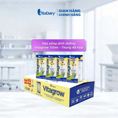 Sữa Uống Dinh Dưỡng Vitagrow 110ml - Thùng 48 hộp