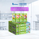 Combo 2 Thùng thức uống dinh dưỡng từ sữa Hương Dưa Lưới Thơm có thạch Moozi 170ml - Thùng 48 hộp