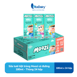 Sữa tươi tiệt trùng Moozi có đường 180ml - Thùng 24 hộp
