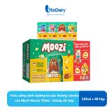 Thức uống dinh dưỡng từ sữa Hương Sôcôla Lúa Mạch Moozi 110ml - thùng 48 hộp