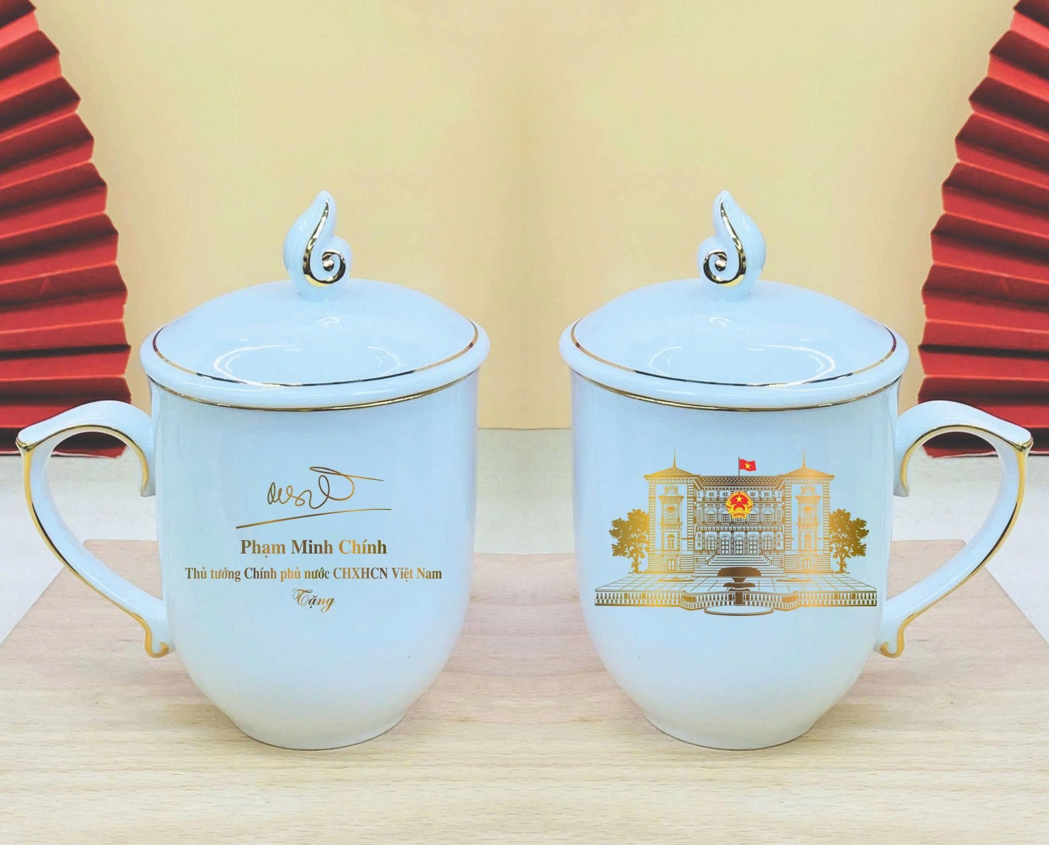 Bộ cốc chữ kí Thủ tướng Phạm Minh Chính BKCEVN-8112