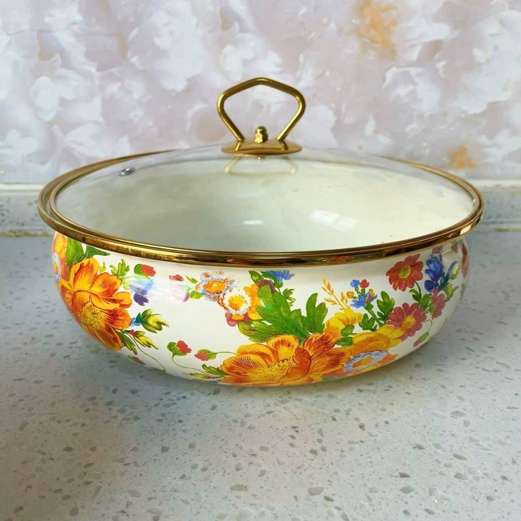 Tô Thủy Tinh Có Nắp Hoa Văn Cung Đình BKCECN-9310