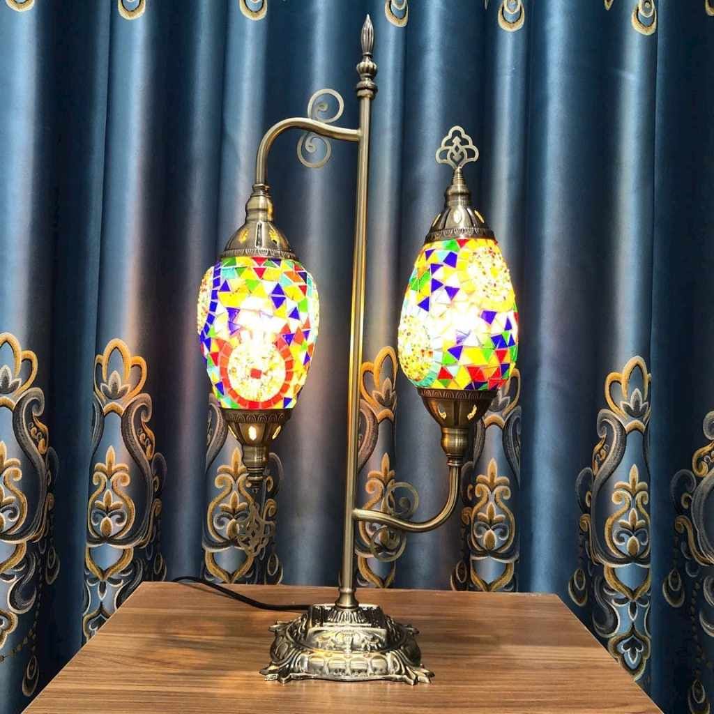 Đèn ngủ gốm phong cách Châu Âu BKCECN-9313