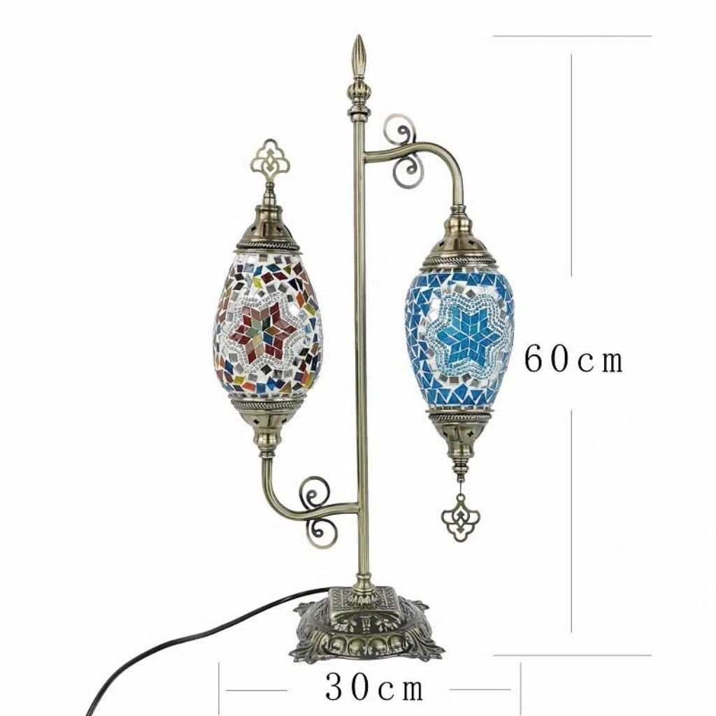 Đèn ngủ gốm phong cách Châu Âu BKCECN-9313