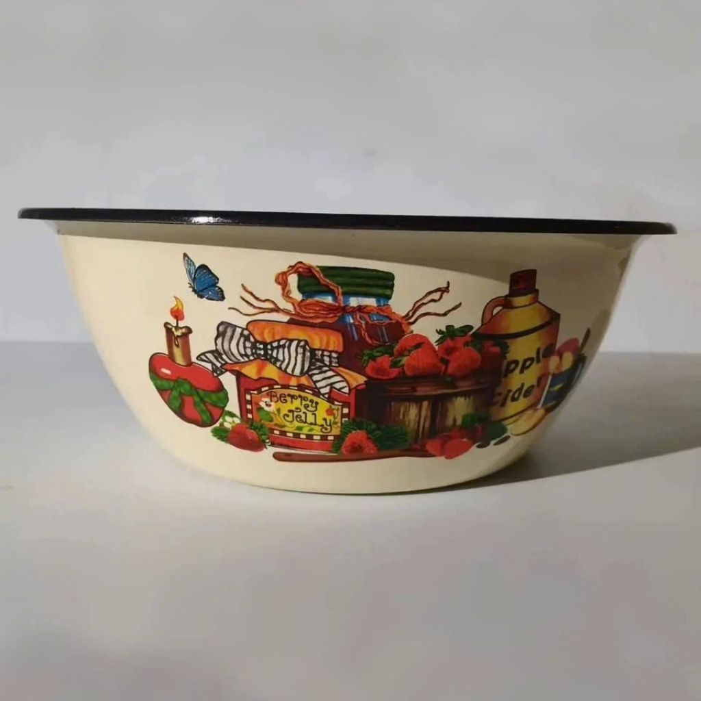 Chậu tráng men phong cách châu Âu kiểu cũ BKCECN-9317