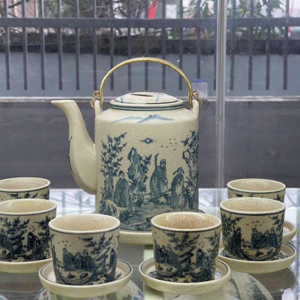 Bộ Tích Gốm Sứ Bát Tràng BKCEVN-9333