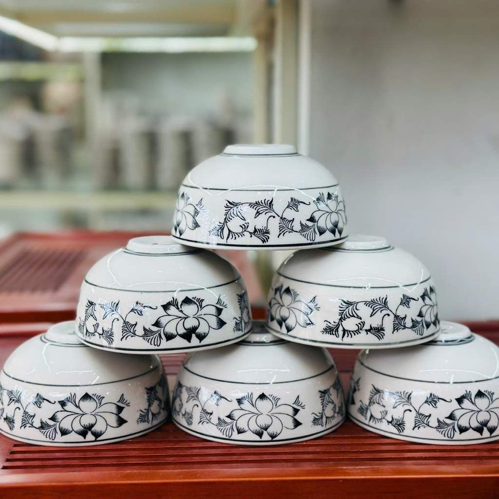 Bát Ăn Cơm Bát Tràng Phong Cách Cổ BKCEVN-9285