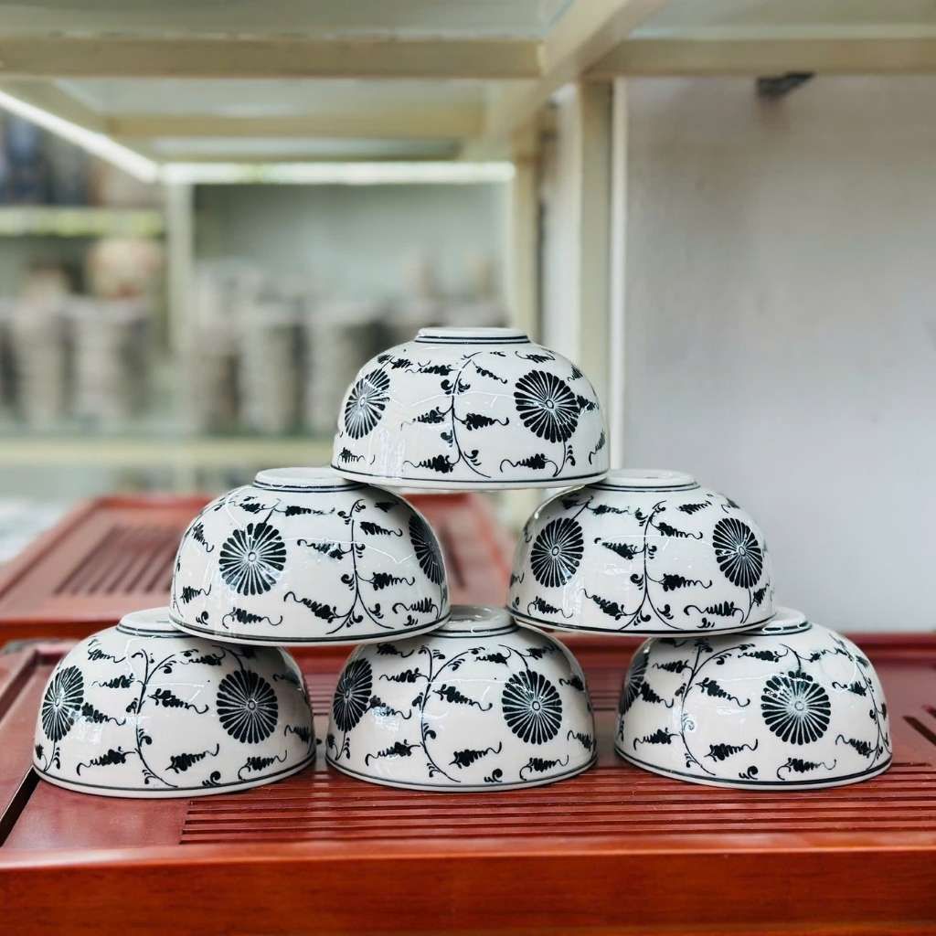 Bát Ăn Cơm Bát Tràng Phong Cách Cổ BKCEVN-9285