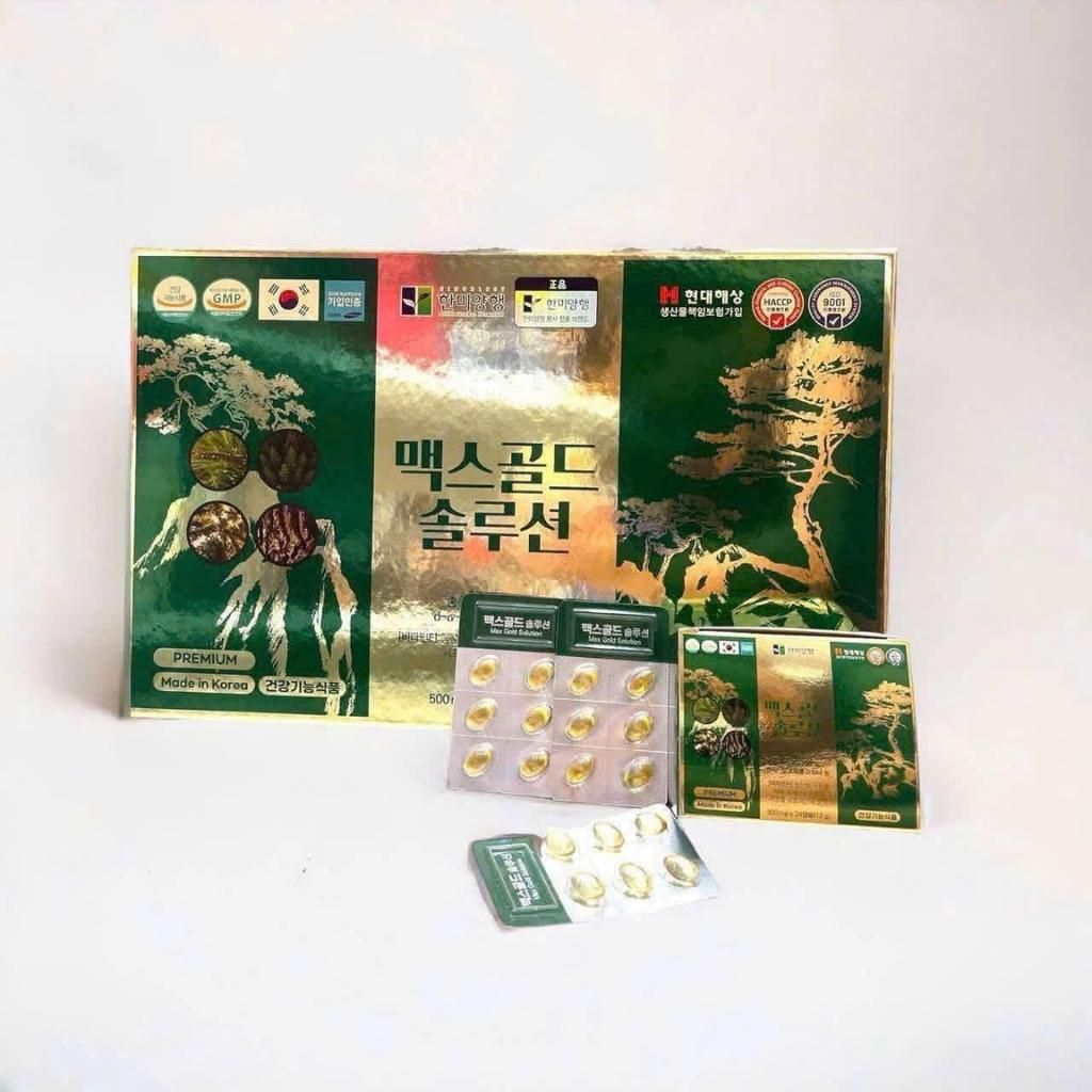 Tinh dầu thông đỏ max gold mẫu mới BKHEKR-9197