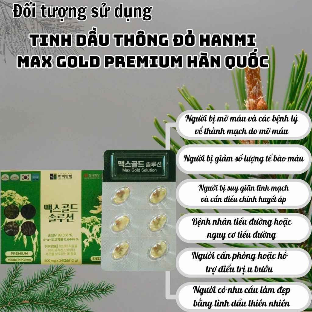 Tinh dầu thông đỏ max gold mẫu mới BKHEKR-9197