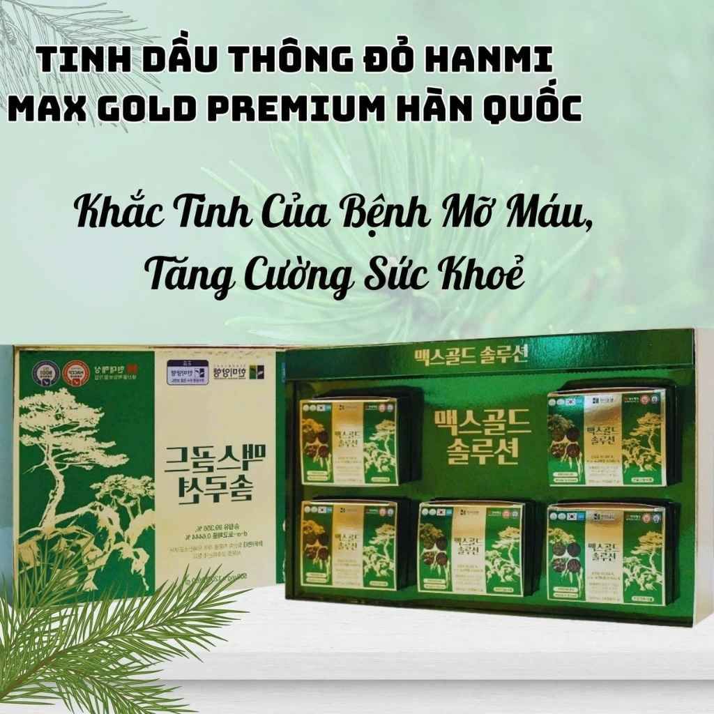 Tinh dầu thông đỏ max gold mẫu mới BKHEKR-9197