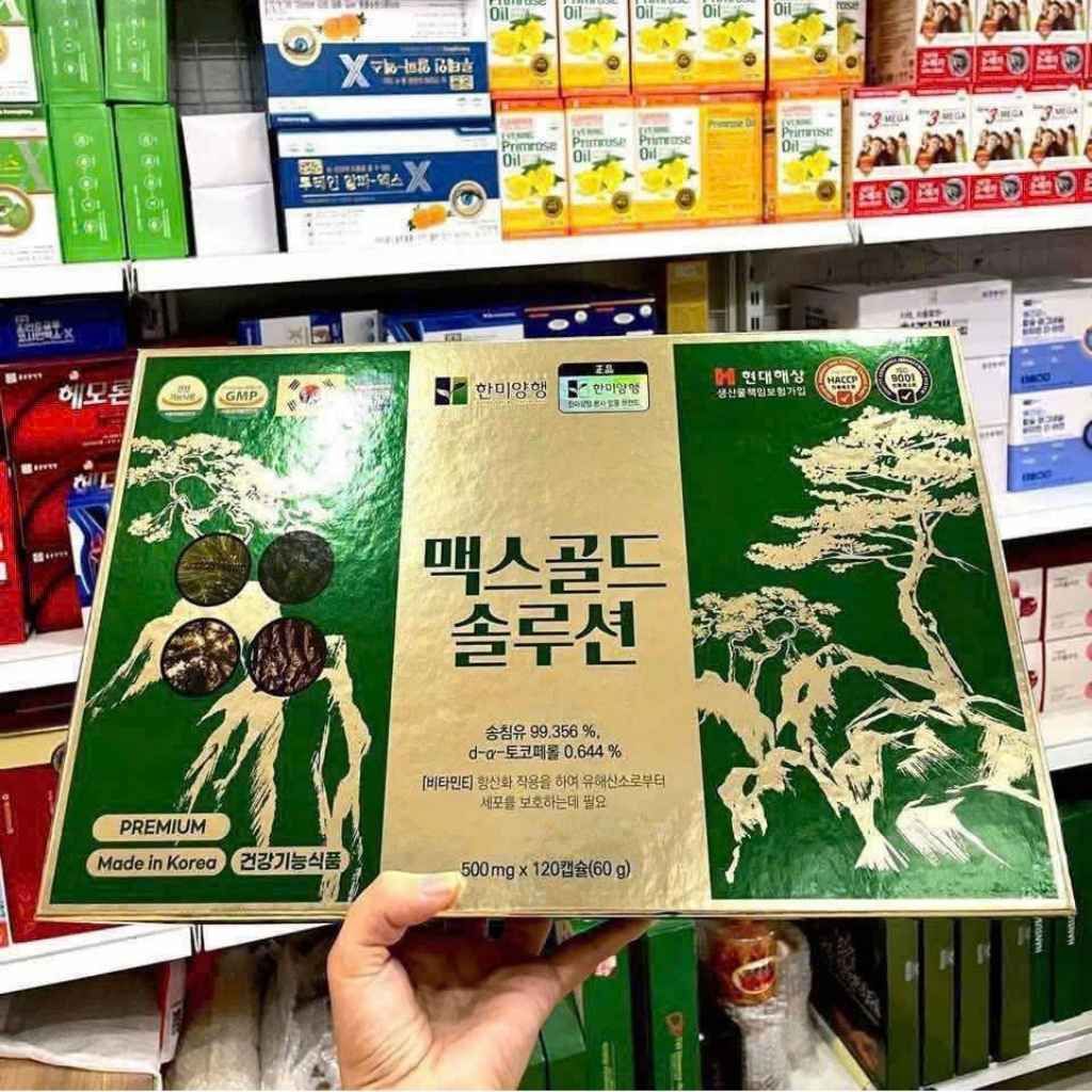 Tinh dầu thông đỏ max gold mẫu mới BKHEKR-9197