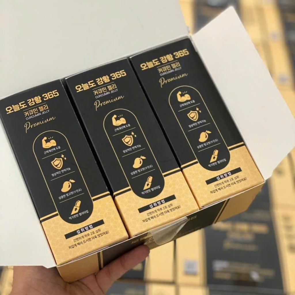 Thạch Nghệ Collagen Nano Curcumin Jelly 365 Vị Xoài BKHEKR-9202