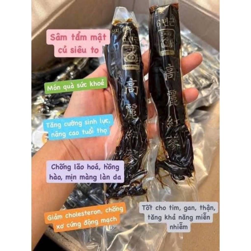 Sâm Tẩm Mật Ong Nguyên Củ 500g BKHEKR-9209