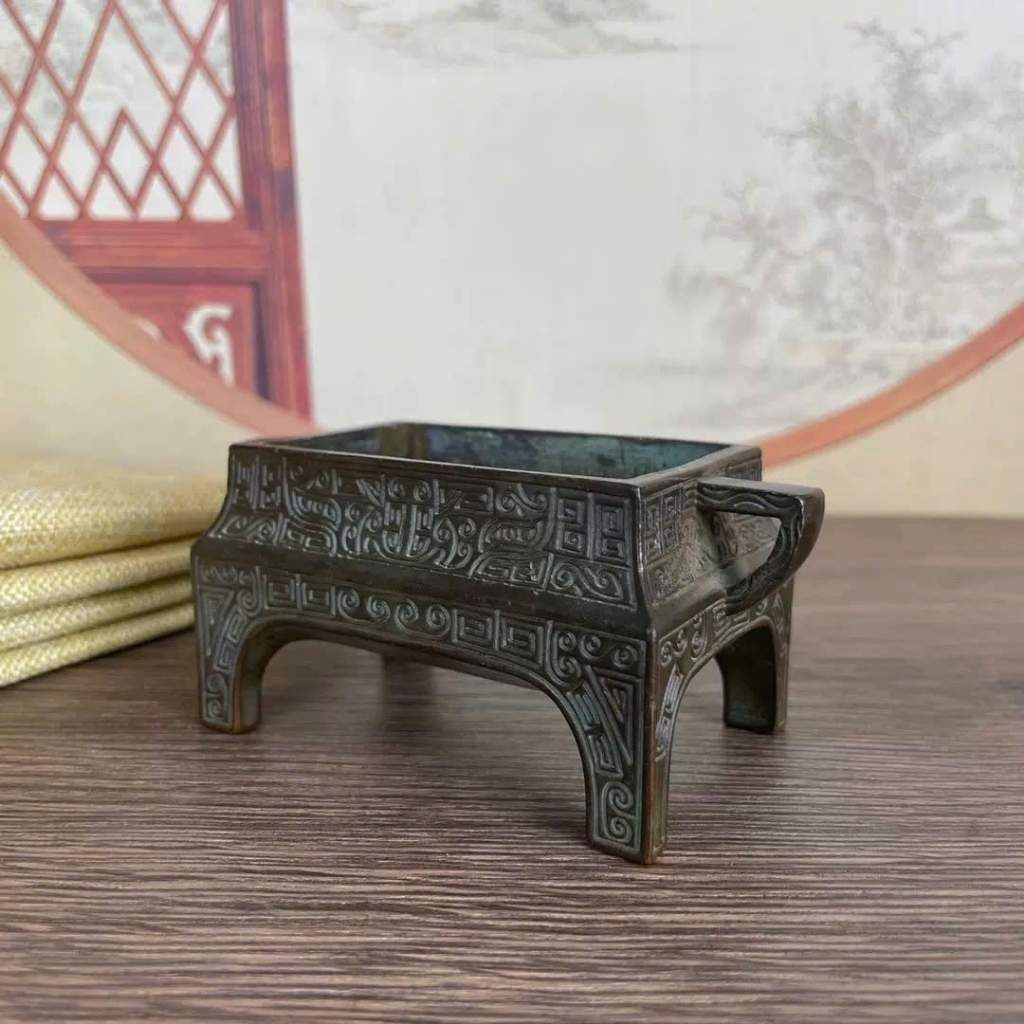 Lư đồng Xông Trầm Dáng Cổ BKMECN-9157